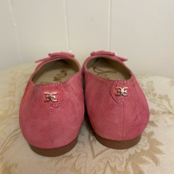 Pink Suede Pointed Toe Sam Edelman Flats - Picture 10 of 10